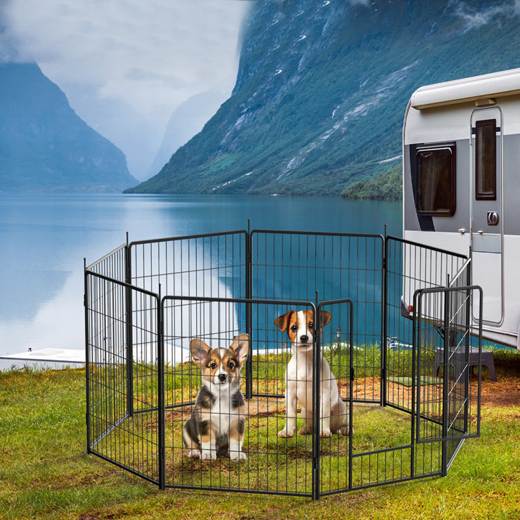 Caravan dog clearance pen